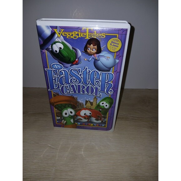 Lot Of 3 Veggie Tales VHS Tapes Jonah, Dave & The Giant Pickle & An Easter Carol - Picture 15 of 16